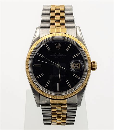 rolex oyster perpetual day-date black face|rolex oyster perpetual black dial.